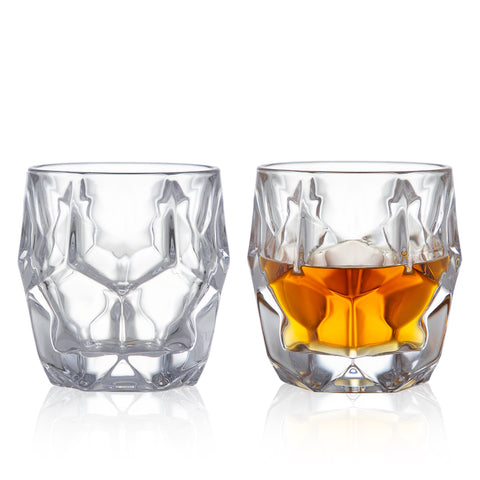 Smokeshow Facet Rocks Glasses (2-Pack)